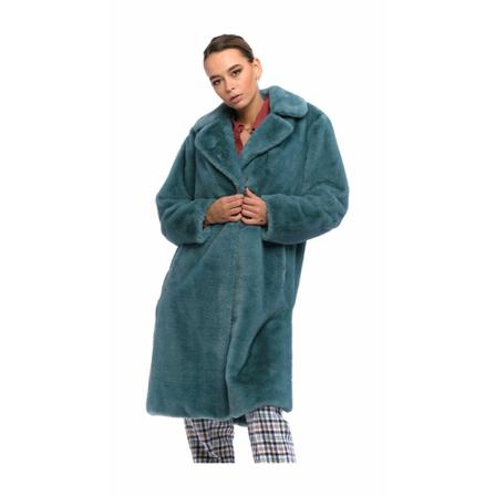 Forte Forte, Single-Breasted Coats Blauw, Dames, Maat:S