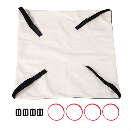 Katt Hängmatta Mjuk Under Stol Bord Hängmattor Husdjur Hängande Säng Matta för Små Hundar (Beige Grå S)