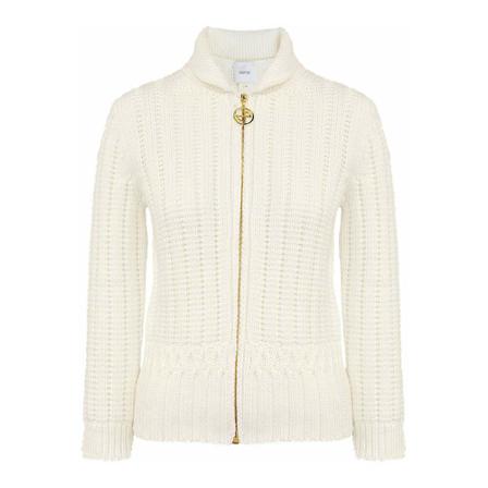 Patou, Zip Through Sweatshirt Wit, Dames, Maat:M