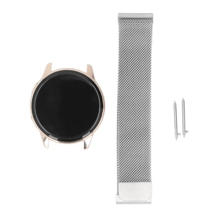 Smartklokke med ringefunksjon, multifunksjonell, magnetisk, herdet glass, rund skjerm, IP67 vanntett, smart sportsklokke for daglig bruk, camping, 