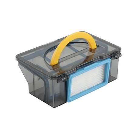 Støvboks til V5S V3 V5 V5S Pro robotstøvsuger dele med Hepa filter + Effektivt Hepa filter