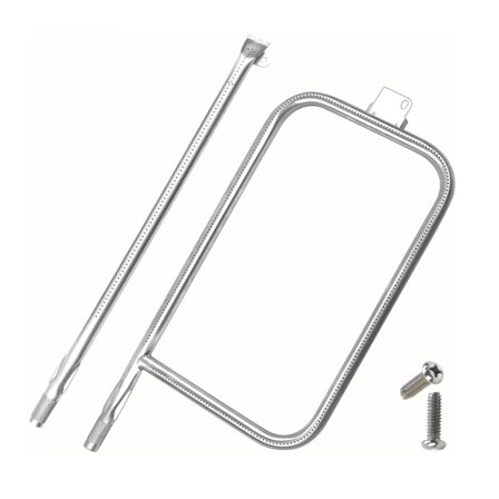 Korrosjonsbestandig Grillbrenner, Perfekt Passform for Weber Q3000 Q3200 Serien Gassgrill, Kraftig Grill Reservedel i Rustfritt Stål for