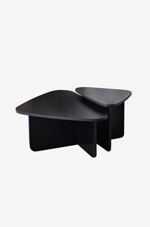 Hanah Home - Sohvapöydän setti-Ballare - Musta - Sohvapöydät - - Homeroom