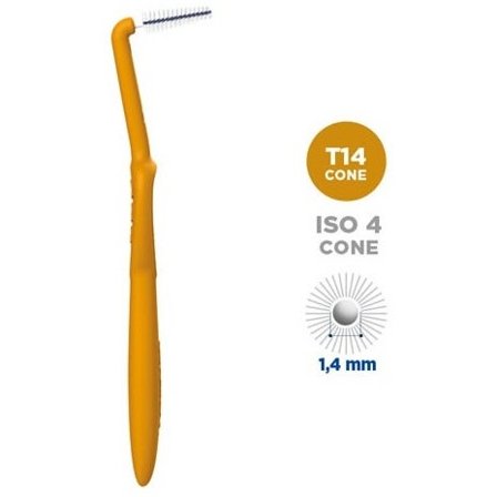 Curasept Proxi Angle Scovolino T14 Ocra 5 Pezzi 1,4mm