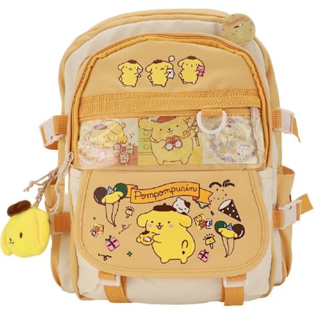 Pompompurin Ryggsekk Søte Kawaii Ting - Kawaii Ryggsekk Anime Ryggsekk - Pompompurin Tilbehør Tegneserie Ryggsekker