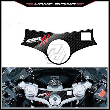 For Honda Cbr1100xx 1996-2006 3d Karbon-look Øvre Gaffelbro Beskytter
