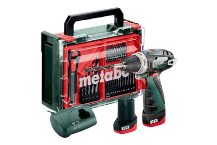 Metabo 600080710 Akkuporakone akkujen ja laturin kanssa, Koneet