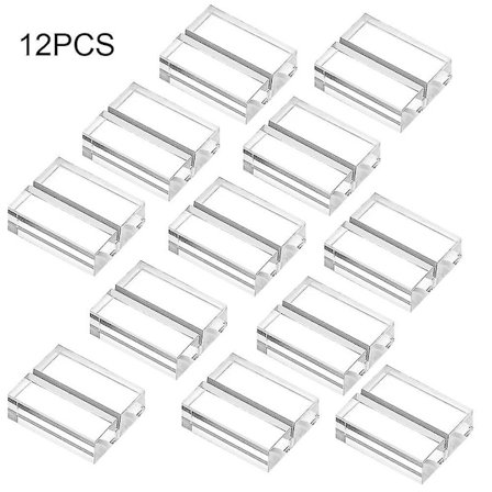 12 stk. Fotos Klare Akryl Bordnummer Til Bryllup Plads Kort Holder