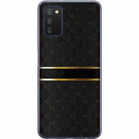 Samsung Galaxy A03s Mjukt Skal - Golden Stripes
