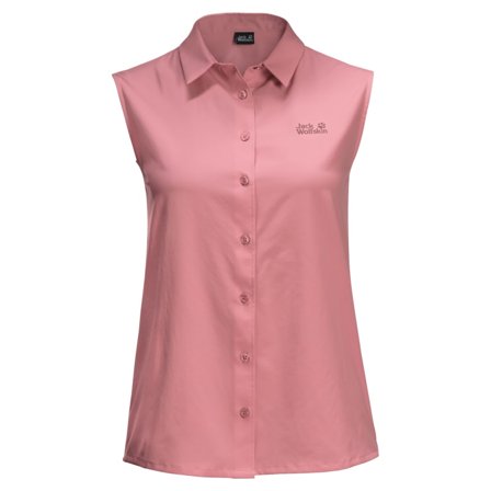 Jack Wolfskin Women's Sonora Sleeveless Shirt Women short-sleeved shirts Pink XS