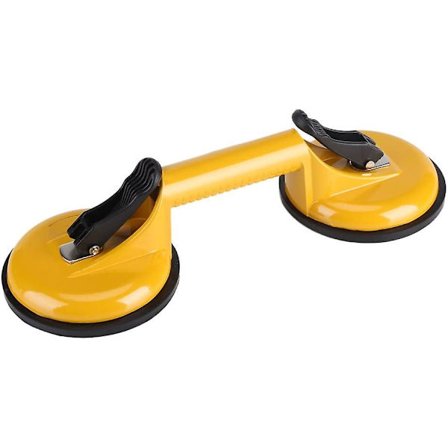 Profesjonell glassløfter med kraftig sugekopp i aluminium, dobbel tre-plate, mobil sugekopp, automatisk verktøy