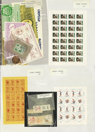 Elleore 1964-1989 - Samling af julemærker i 1 ringbind - Postfrisk