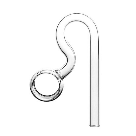 Glas Spin Utflödesrör för Akvarium Landskap för Tank Fisk för Tank Planterad för Tank Lily Pipe Filter Tillbehör 10mm