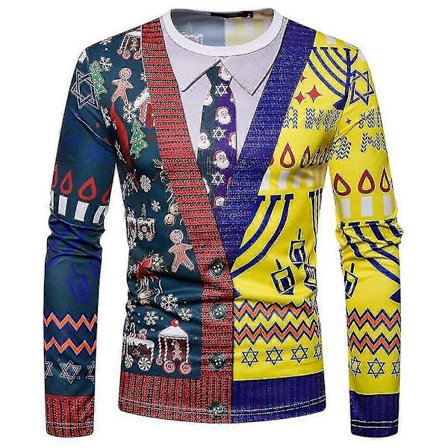 Herr Tomte Tryckt T-shirt Långärmad Jultröja