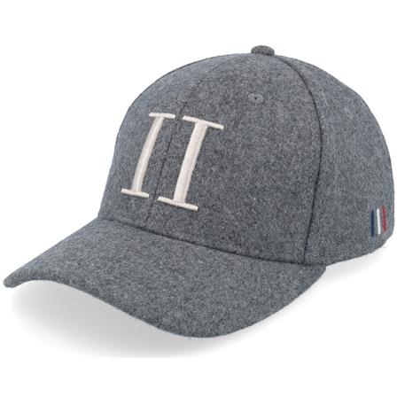 Les Deux - Harmaa adjustable Lippis - Encore Wool Cap Light Grey Melange/Ivory Adjustable @ Hatstore