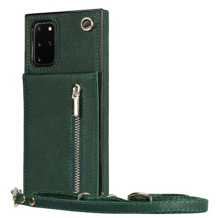 Zipper Necklace Case Samsung Galaxy S20 Plus - Grön