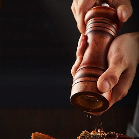 Peberkværn Eg Peberkværn Saltkværn Krydderi- og Frøkværn Keramisk Rotor Pakke med 2