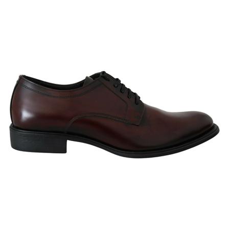 Dolce & Gabbana DG Lace Up Dress Derby Schoenen , Bruin , Heren , Maat: 42 EU
