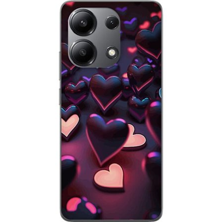 Kompatibelt Mobilskal till Xiaomi Xiaomi Redmi Note 13 4G Midnattshjärtan