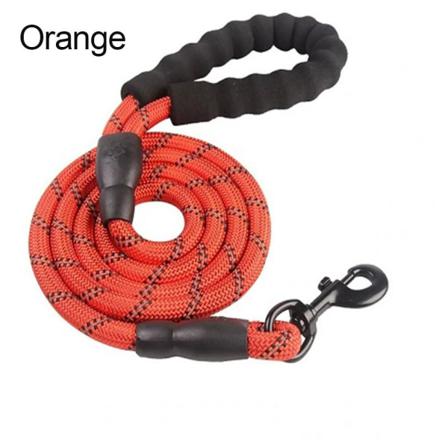 Kjæledyr Traction Tau Hund Nylon Leash Valpetrening Oransje