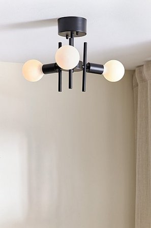 Jotex - Loftlampe Black mdf/metal - CANBERRA - Køb Loftlamper hos Jotex