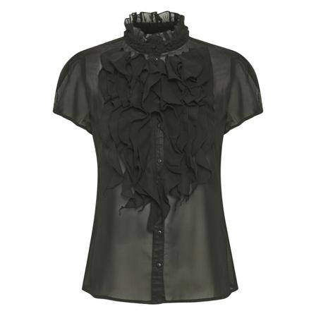 Saint Tropez, Lilly SZ SS Shirt Czarny, Kobieta, Rozmiar: S