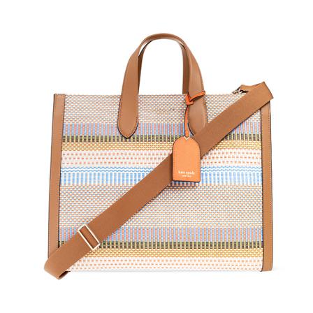 Kate Spade, Manhattan shopper bag Bruin, Dames, Maat:ONE Size,leer