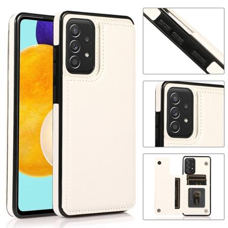 Samsung Galaxy A13 4G - Skal med Korthållare Vit