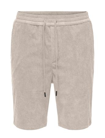 Onslinus Corduroy 0111 Shorts Grey ONLY & SONS