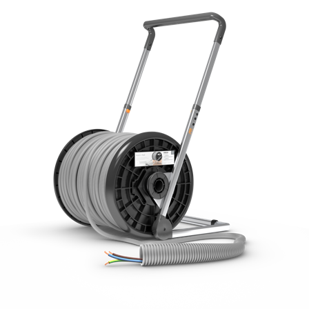 PM FLEX FQ Kabel forhåndslagt, halogenfri og flammesikret 300 m, 3G 1,5 mm², Stikkontakter & kabler