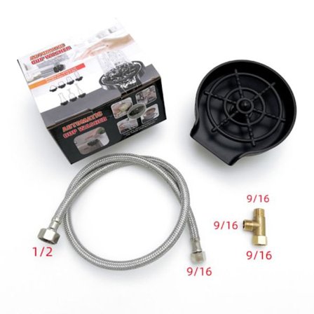 Högtryckskopp Bricka Kran Glasspolare Automatisk Glas Cu