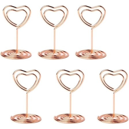 20 stk. Mini Bordkort Holdere Bordnummer Stativ Bordkort Holder