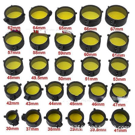 Gul Innerdiameter 61mm Matt skydd för kikarsikte