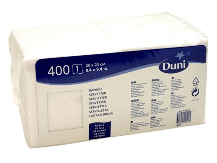 Servett 1-lags 24cm 500/fp - Lyreco - Kök och servering - Servetter och dukar - Servett - 1-lagers