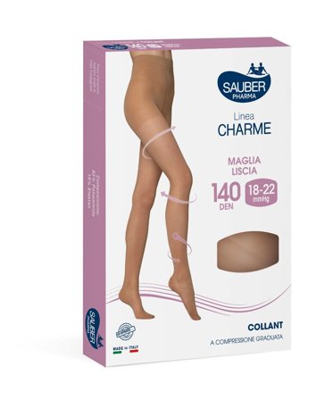 Sauber Linea Charme 140 Den Collant Maglia Liscia