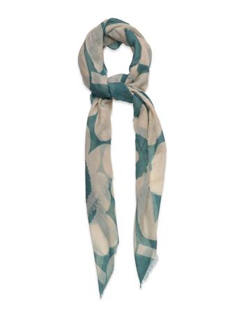 Fiore Unikko Accessories Scarves Lightweight Scarves Blå Marimekko*Betinget Tilbud