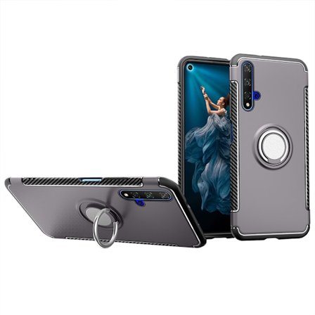 Praktiskt Skal med Ringhållare - Huawei Nova 5T