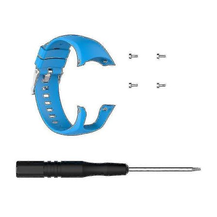 Silikonarmbånd for Suunto Spartan Trainer Wrist HR-klokke (FMY) Blå