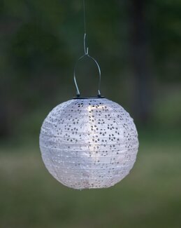 Aurinkokennokoriste Festa LED beige