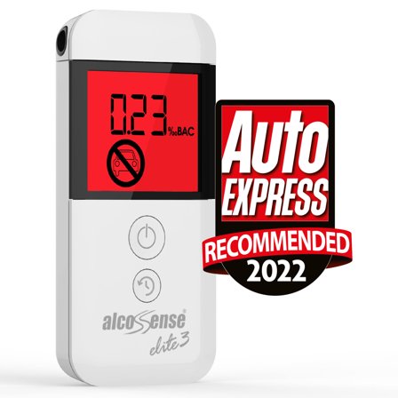 AlcoSense Elite 3 Breathalyzer & Alcohol Tester with Adjustable Drink Drive Alerts