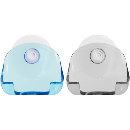 2x Rakhållare - Set med 2 Rak Sugproppar 5 x 4,5 x 2,5 cm med