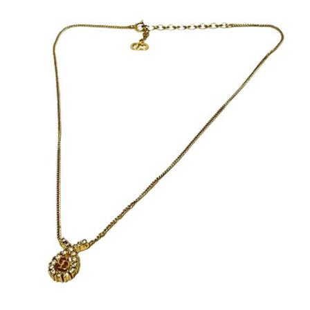 Dior Vintage - Vintage Smycken - Gul - Dam - Storlek: One Size, Dam, Storlek: ONE SIZE
