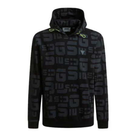 Guess, Hoodies Zwart, Heren, Maat:M
