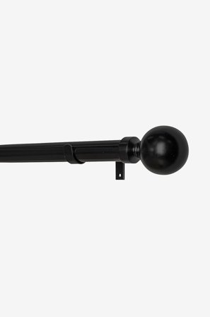 Hasta - Gardinstangssæt Comet 110-200 cm - Sort - Gardintilbehør - Fra Homeroom
