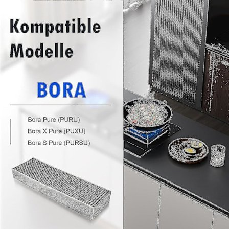 2-pakning aktivt kullfilter for Bora Pure/x Pure/s Pure kjøkkenvifte, Puakf filtertilbehør erstatningsfilter nytt