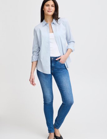 Fransa Frzashirt 1 Shirt - Blue - L