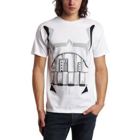 Star Wars Stormtrooper Suit T-shirt För Män Xl Svart/vit