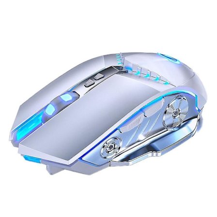 Spillmus for Gaming, Trådløs Datamus, Ergonomisk Optisk Mus, Mekanisk