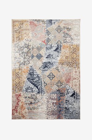 Mattbolaget - Gulvtæppe Patch - Flerfarvet - Fladvævede tæpper - 160X230 - Fra Homeroom
