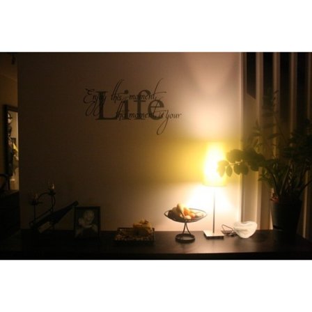 Enjoy this moment... Stor Väggdekor Dekor Väggord Vinyl